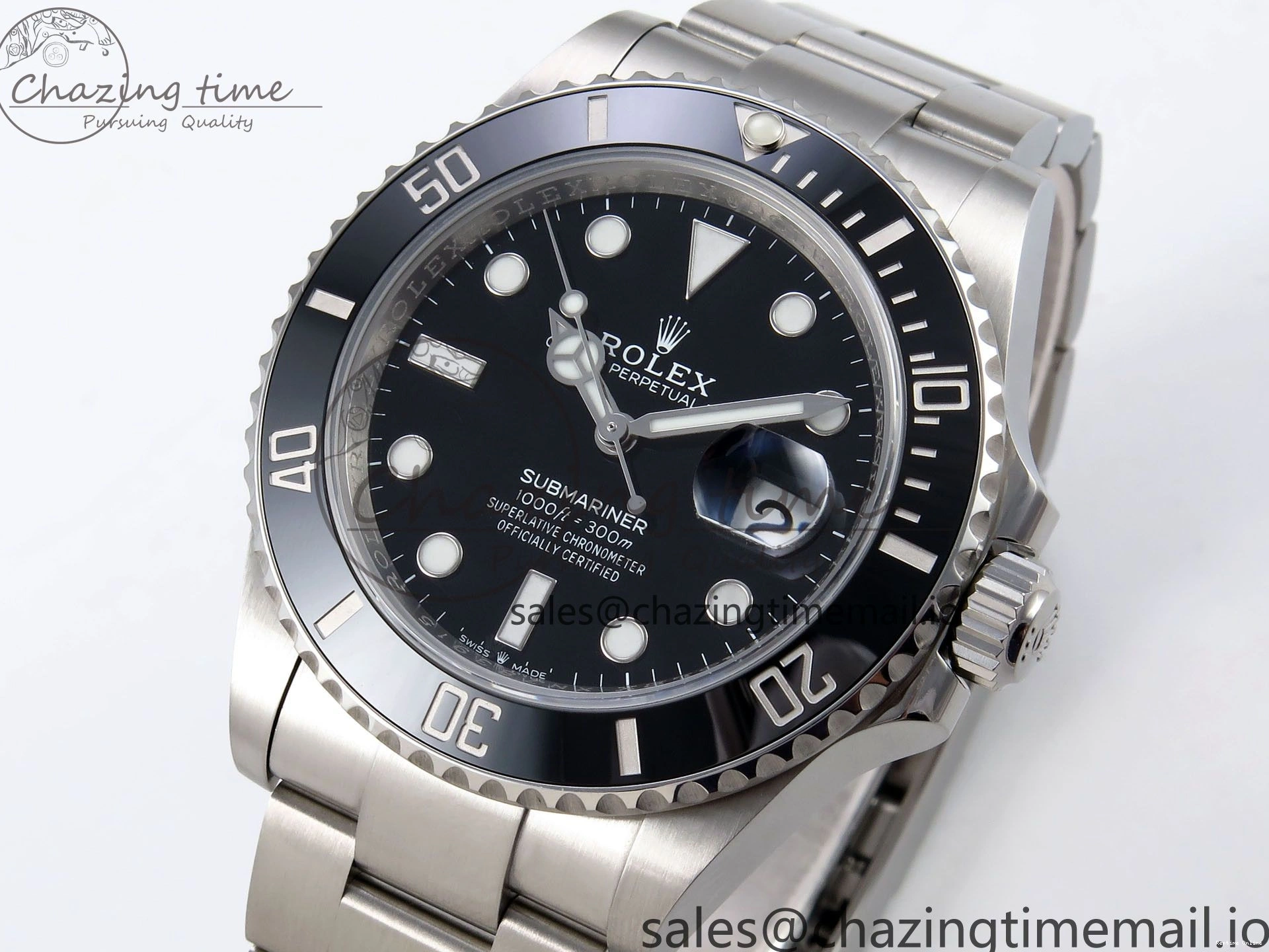 0201 Classic Submariner 126610 LN HGF 1:1 Best Edition Black Dial on SS Bracelet SH3235 V 1263